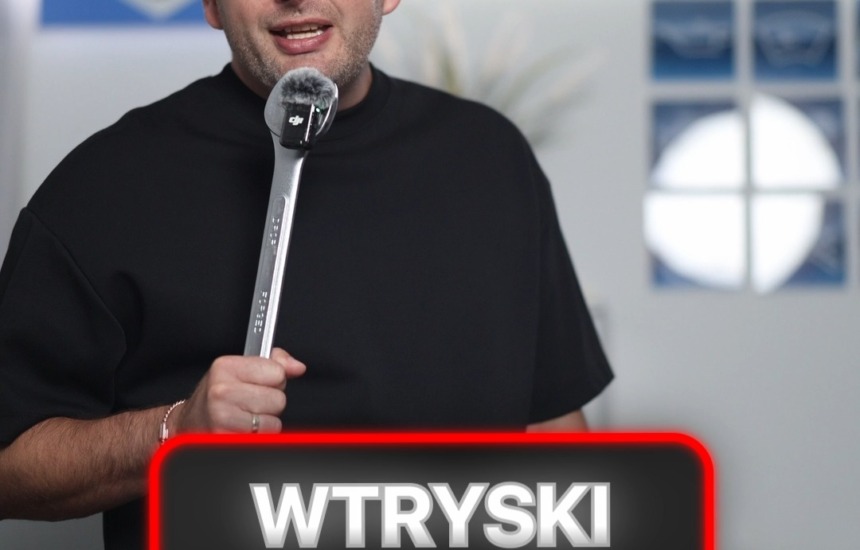 Wtryskiwacz i pompa wtryskowa na stanowisku serwisowym w warsztacie w Rzeszowie.